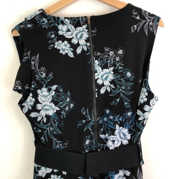 City Chic Electric Bouquet Belted Midi Dress 14 95 - Picture 5 of 7